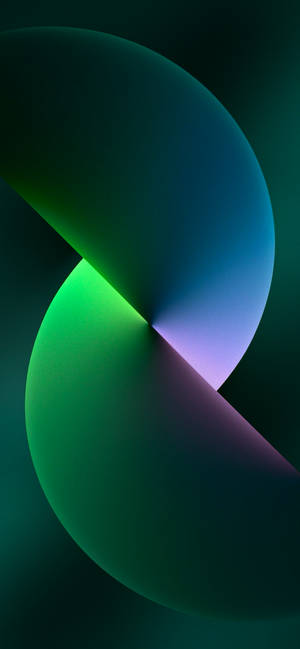 Kunstsfærer grønn iPhone