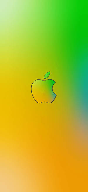 Grønnaktig Gul Apple Logo Iphone — Galaxy S26 Bakgrunner