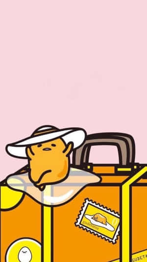 Gudetama-telefon — Sanrio GIF Bakgrunner