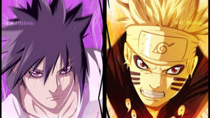Gudmodus Naruto og Sasuke bakgrunnsbilde — Naruto og sasuke Bakgrunner