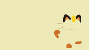 Gul Meowth kul Pokemon