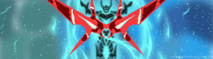 Nærbilde av den endelige formen til Gurren Lagann bakgrunnsbilde — 3840x1080 Bakgrunner