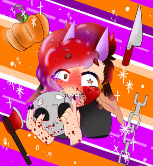Halloween PFP – søtt barn som holder hodeskalle — Honor Magic V Flip 2 Bakgrunner
