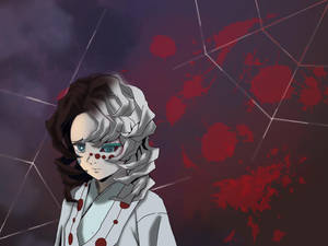 Halvblods Rui Demon Slayer bakgrunnsbilde — Rui Demon Slayer Bakgrunner