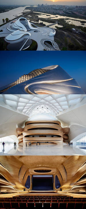 Harbin vintereventyrland — Z Flip 5 Bakgrunner