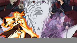 Hashirama Senju Fem Karakterer — Naruto vs sasuke Bakgrunner