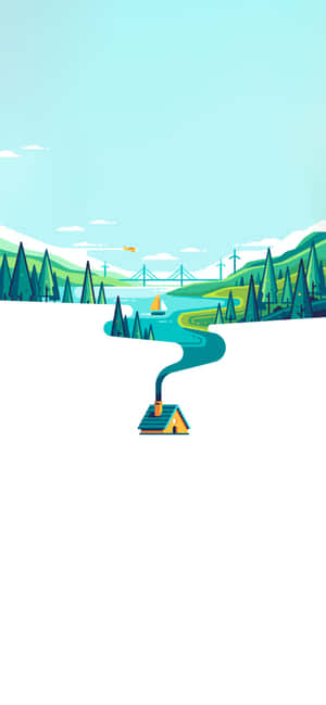 Minimal bakgrunn — iPhone Air Bakgrunner