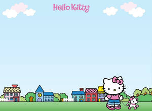 Hello Kitty Aestetisk Spasertur — Hello kitty estetikk Bakgrunner