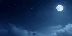 nattehimmel,måne,stjerner,himmelsk,rolig,drømmeaktig,skyer