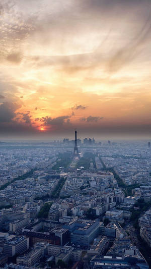 Himmelutsikt over Paris-bakgrunn — Himmelutsikt Bakgrunner