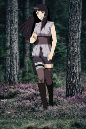 Hinata Uzumaki — Skog Bakgrunner