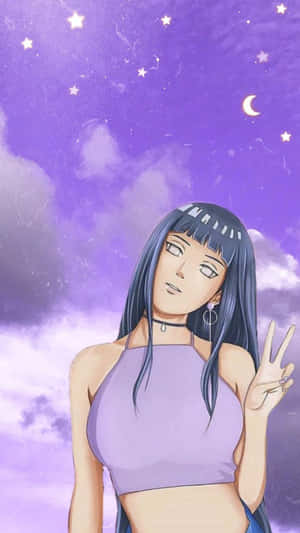 Hinata Uzumaki — Anime jente Bakgrunner