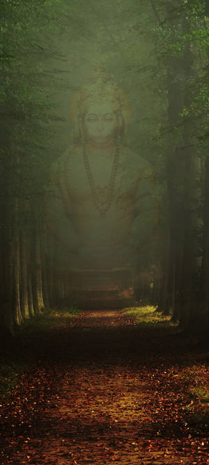Hinduistisk gud Hanuman åpenbaring — Pixel 9 Bakgrunner