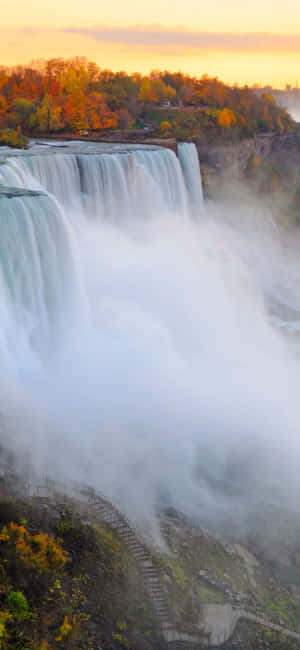 Iphone X Niagara Falls Bakgrunn — Samsung S21 Ultra Bakgrunner