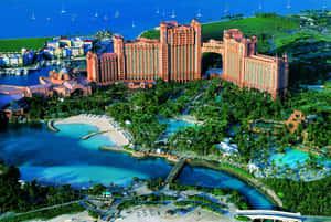 Høye bygninger i Atlantis Resort — Hav Bakgrunner