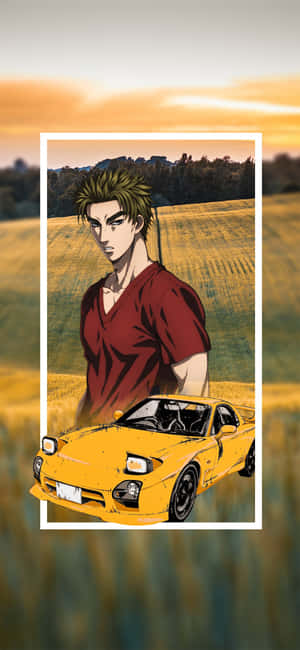 Initial D-telefon — Oppo Find X8s Bakgrunner