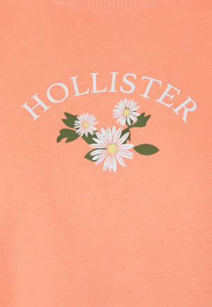Hollister tre hvite blomsterillustrasjon bakgrunnsbilde — Låseskjerm Bakgrunner