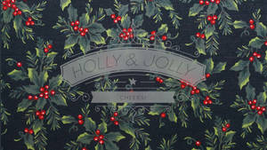 Holly Jolly Christmas-skrivebordsbakgrunn — Juledesktopp Bakgrunner