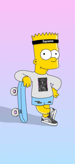 Simpsons-bakgrunn — Huawei Mate X Bakgrunner