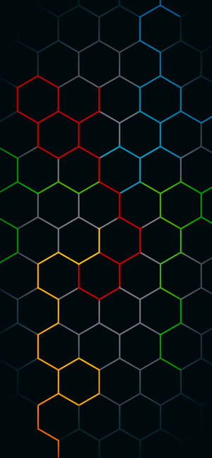 Honeycomb Oled-telefon — Galaxy S24 Bakgrunner