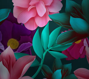Huawei Nature Flowers bakgrunnsbilde — Huawei Bakgrunner
