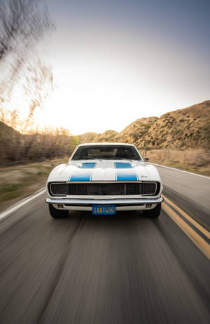 Hvit Chevrolet Chevelle bakgrunn — Honor MagicPad 3 Pro 12.3 Bakgrunner