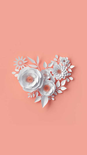 Hvit kunstig blomst Floral iPhone