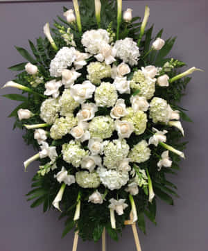 Begravelsesblomsterarrangement Bilder — Pixel Fold Bakgrunner