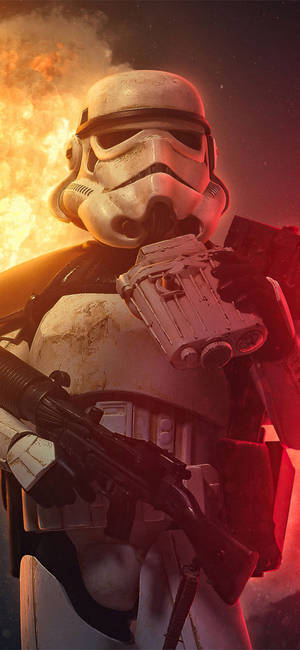 Ildfull Star Wars iPhone 6 Plus — Pixel 11 Pro Bakgrunner