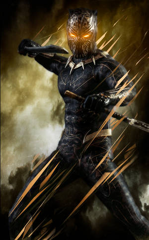 Ildøyne Killmonger bakgrunnsbilde — Galaxy Tab S11 Bakgrunner