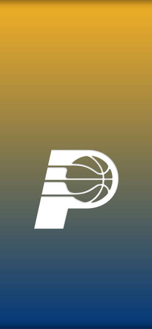 Indiana Pacers minimalistisk laglogo bakgrunnsbilde — ROG Phone 9 FE Bakgrunner