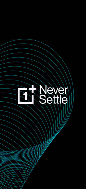 Oneplus Never Settle Linjesylinder bakgrunnsbilde — iPhone 14 Plus Bakgrunner
