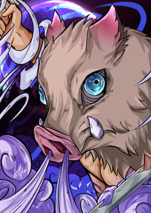 Inosuke-profilbilde — Demon slayer telefon Bakgrunner