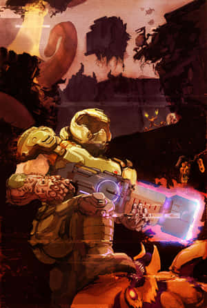Doom-bakgrunn — Honor Pad GT2 Pro Bakgrunner