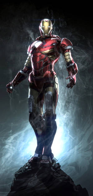 Invincible Avenger Iron Man Superhelt — Galaxy A17 Bakgrunner