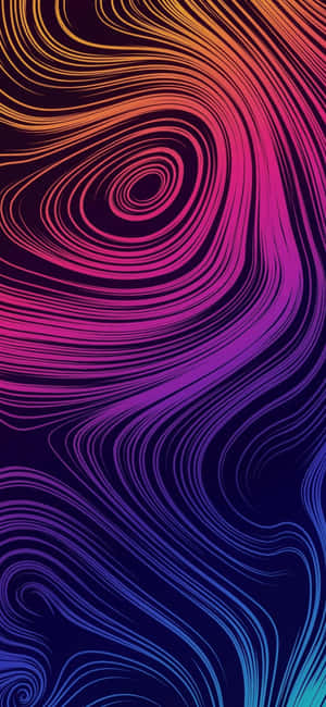 iPhone X Abstrakte Virvler — Oppo Find X9s Bakgrunner