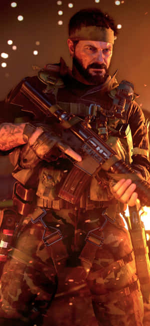 Iphone X Call Of Duty Black Ops Cold War Bakgrunn — Xiaomi 18 Pro Max Bakgrunner
