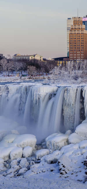 Iphone X Niagara Falls Bakgrunn — Vivo T5 Pro Bakgrunner