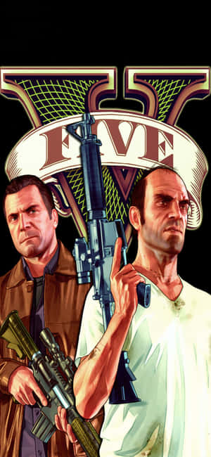 Iphone X Grand Theft Auto V Bakgrunn — POCO M7 4G Bakgrunner