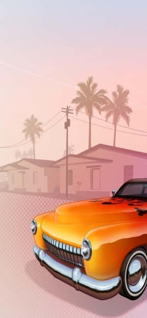Iphone X Grand Theft Auto V Bakgrunn — Oppo F33 Pro Bakgrunner