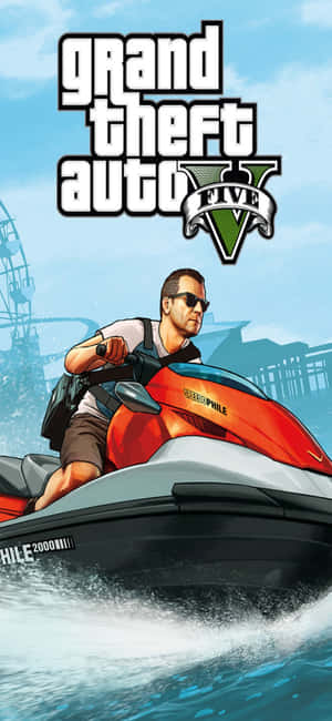 Iphone X Grand Theft Auto V Bakgrunn — iPhone 15 Bakgrunner