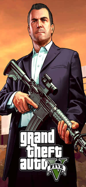 Iphone X Grand Theft Auto V Bakgrunn — Huawei Pura 90s Pro Bakgrunner