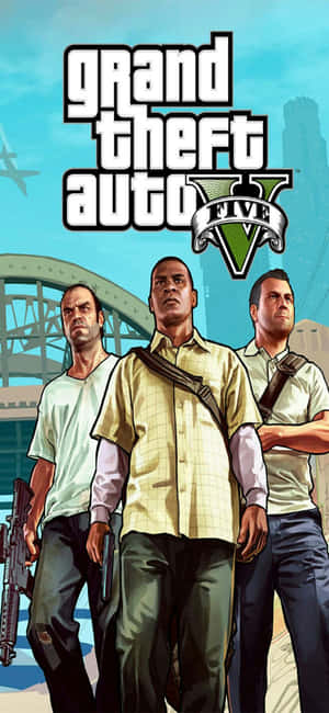 Iphone X Grand Theft Auto V Bakgrunn — iPhone X Bakgrunner