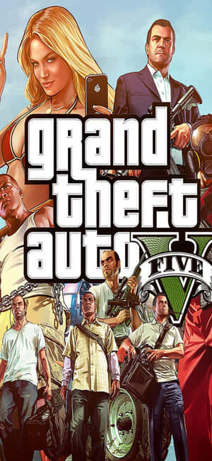 Iphone X Grand Theft Auto V Bakgrunn — Redmi 15 Bakgrunner