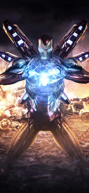 Iphone X Iron Man bakgrunn — Vivo Y500s Bakgrunner