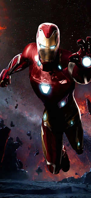 Iphone X Iron Man bakgrunn — Vivo X500 Bakgrunner