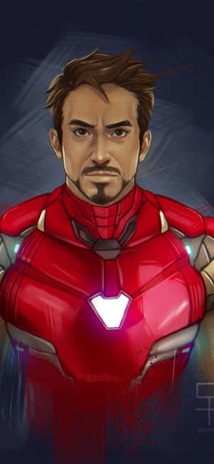 Iphone X Iron Man bakgrunn — Oppo K13x Bakgrunner