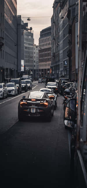 Iphone X Mclaren 720s Bakgrunn — Galaxy S25 Bakgrunner