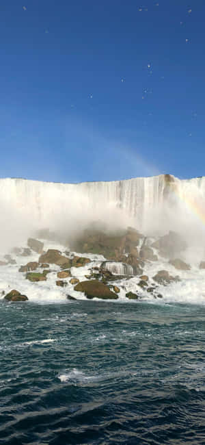 Iphone X Niagara Falls Bakgrunn — Samsung S21 Ultra Bakgrunner