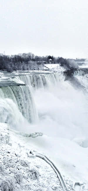 Iphone X Niagara Falls Bakgrunn — Realme Narzo 80 Lite Bakgrunner